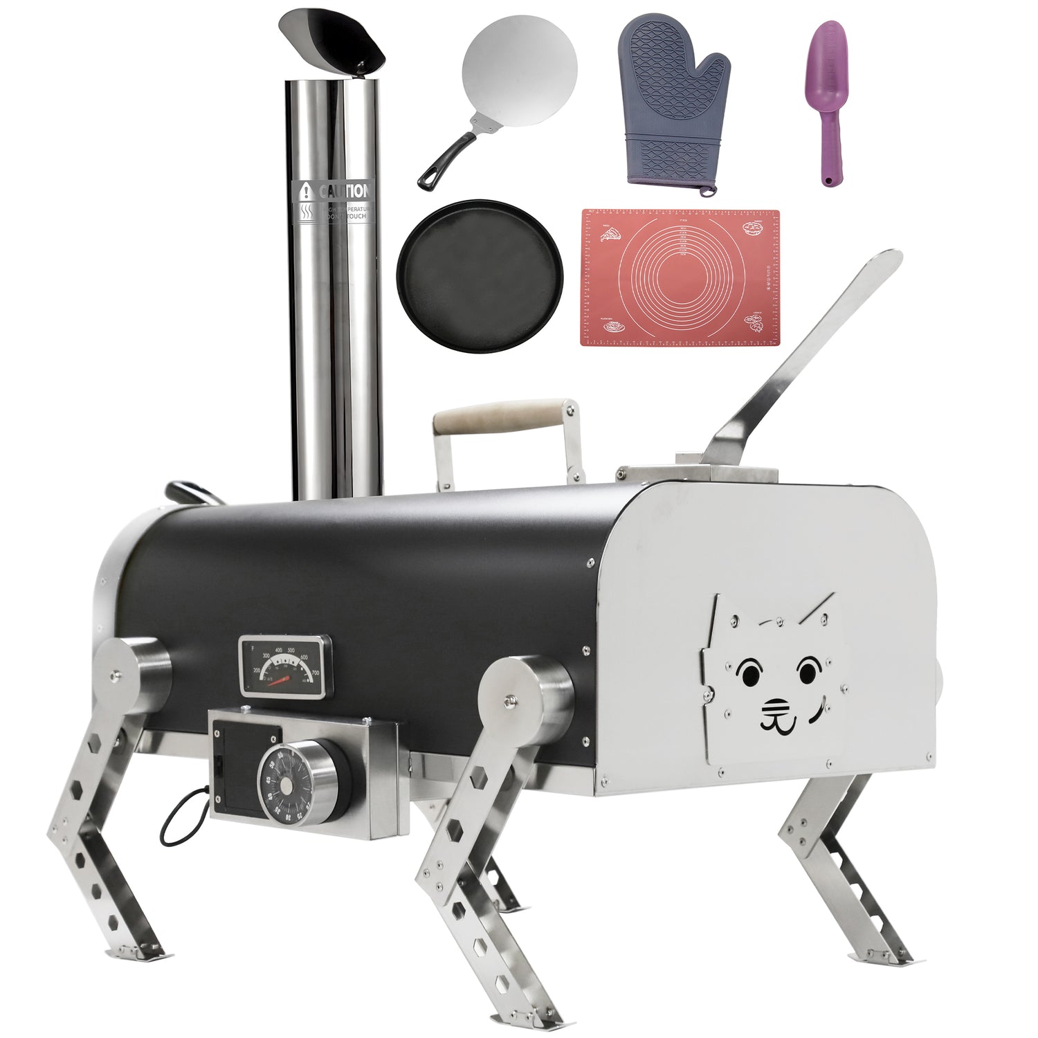 ROBOT DOG PIZZA OVEN : YOUR ULTIMATE PORTABLE OUTDOOR COOKING COMPANION!