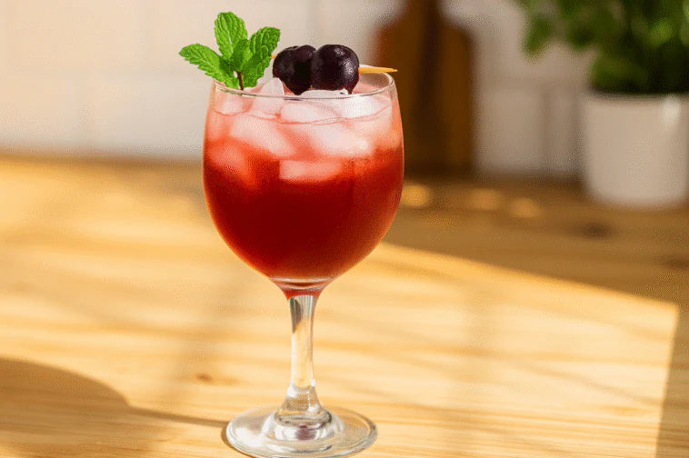 Black Cherry Vanilla Spritz