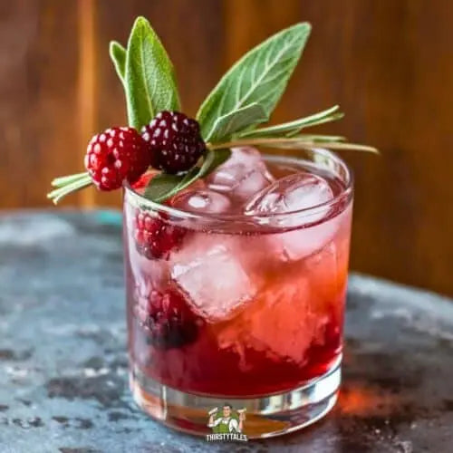 Blackberry Sage Gin Smash