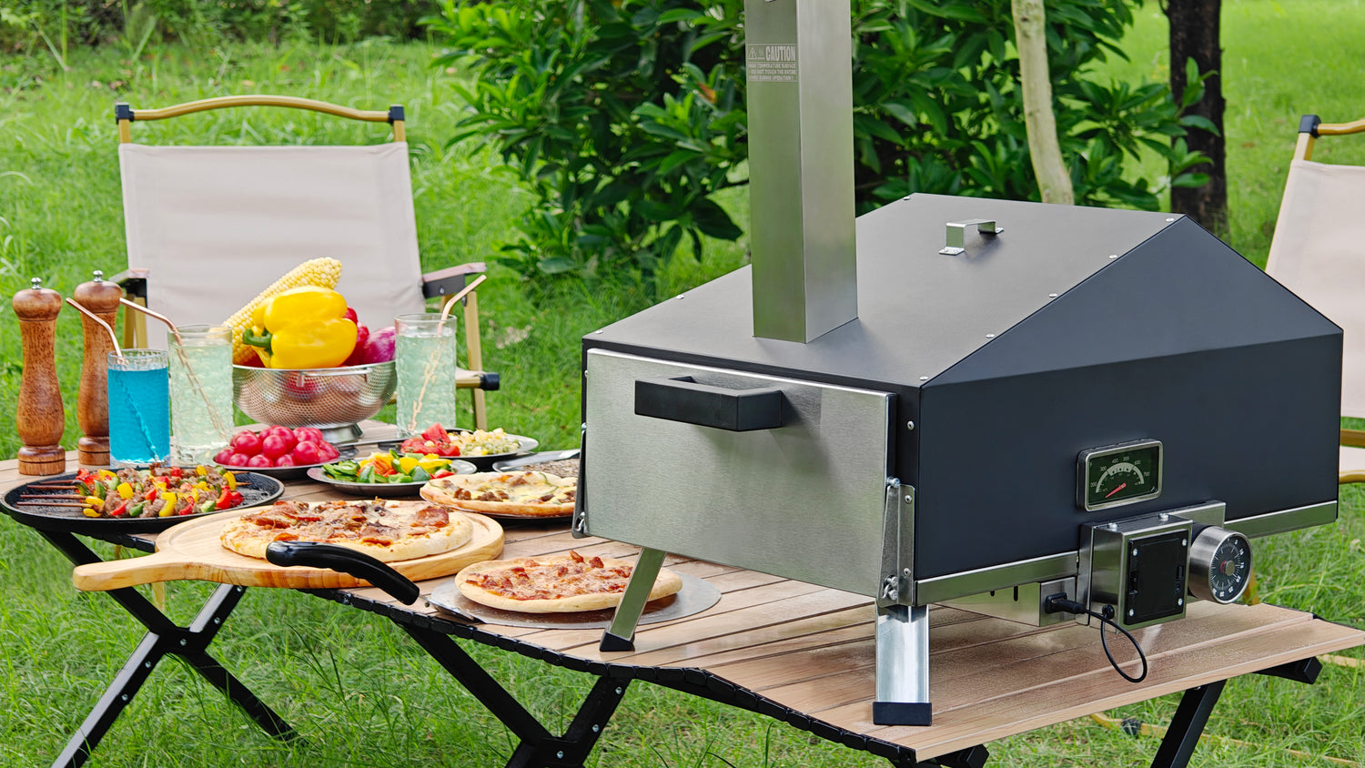 A new benchmark for outdoor ovens: Cyber Pizza Oven helps you become a cooking master at the party