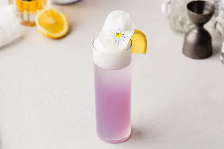 Lavender Lemon Gin Fizz