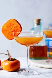 Spiced Persimmon Bourbon Smash