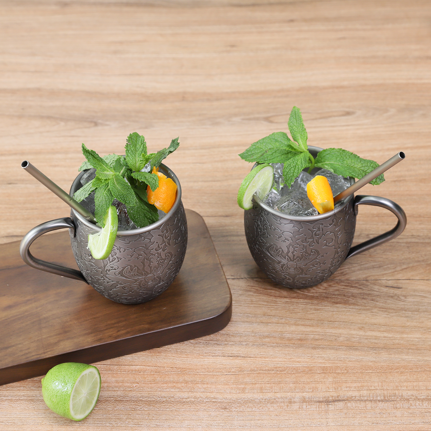 Skycrops 3D Etched Moscow Mule Cup: A Revolution in Icy Tasting with Dual Textures