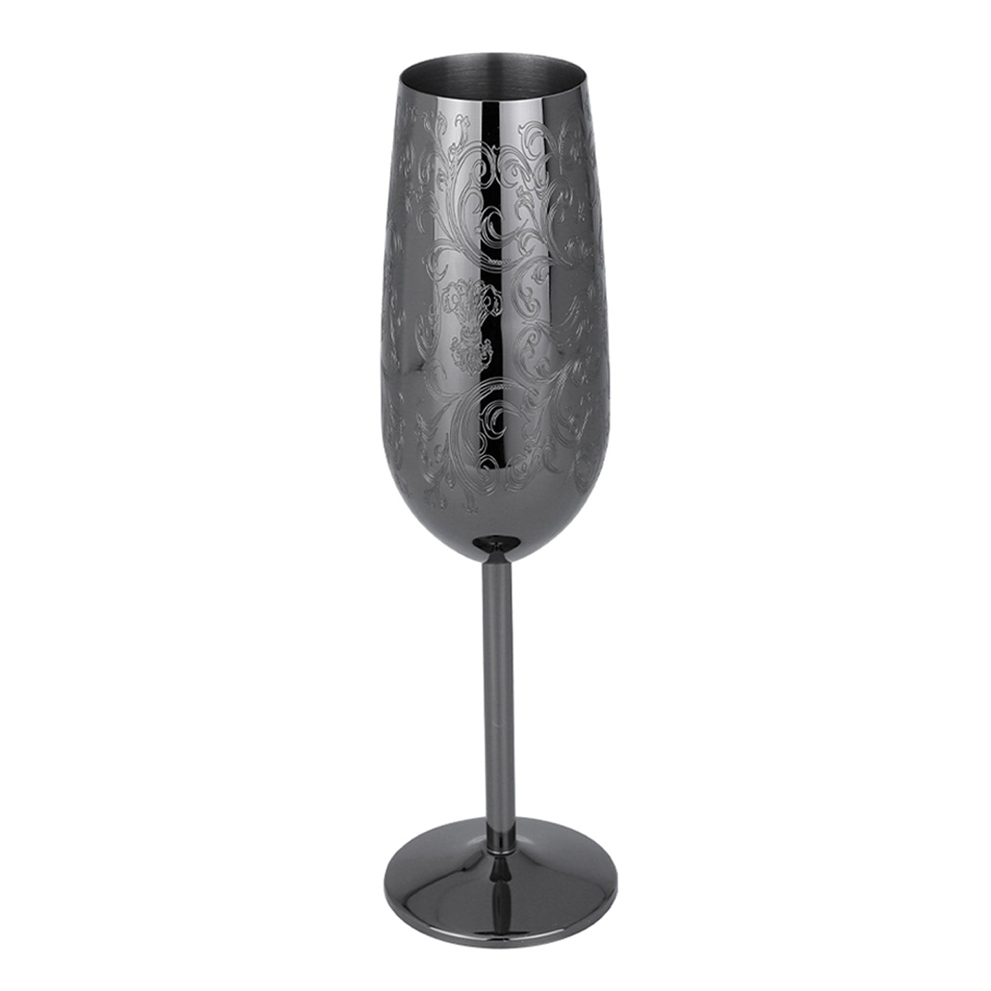 Tazas de café de acero inoxidable con forma de taza de cobre grabada Skycorps