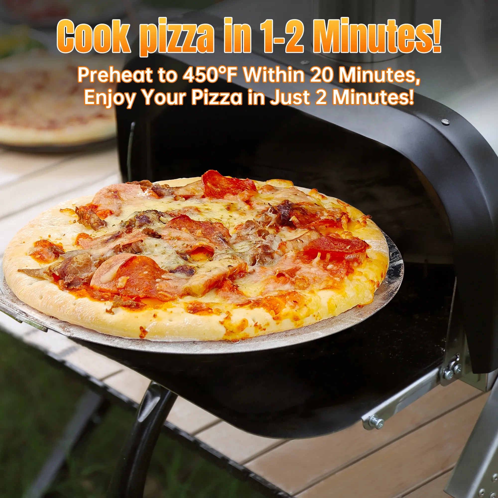 Skycorps 12 Inch Wood Fired Pizza Oven Portable Outdoor Pizza Oven
