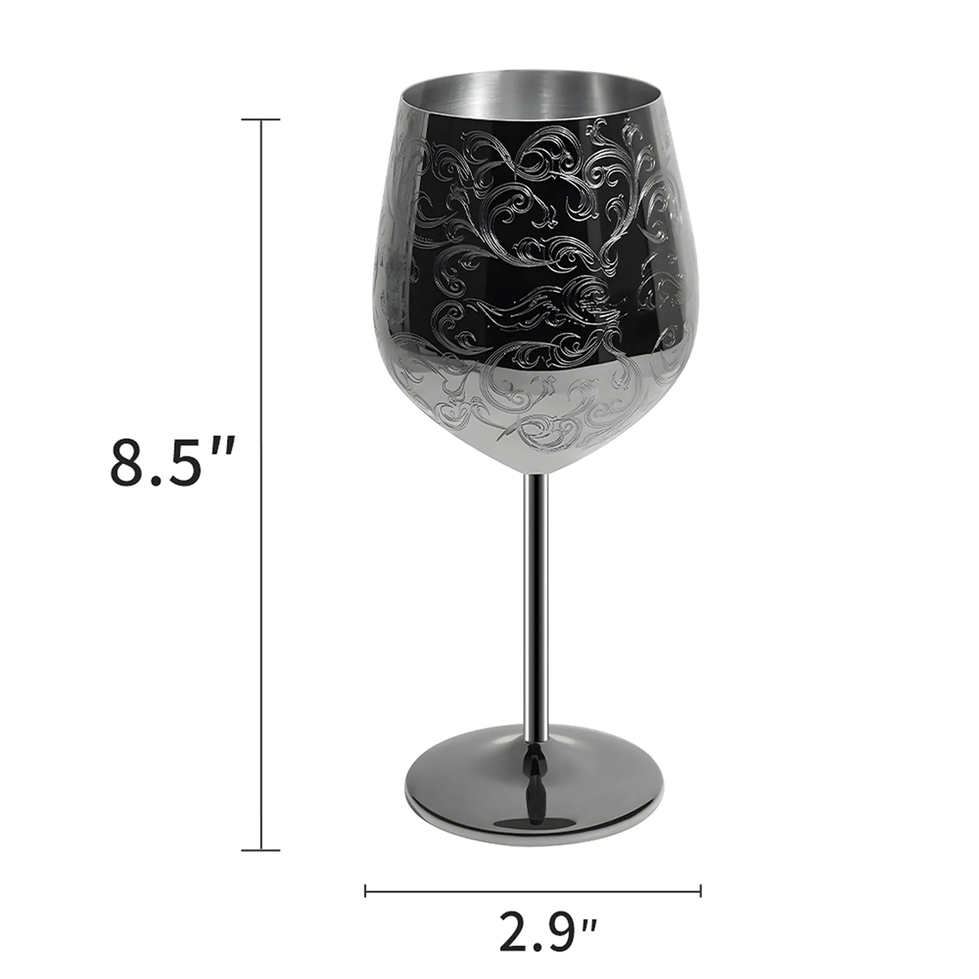 Tasses à café en acier inoxydable avec tasse en cuivre gravé Skycorps