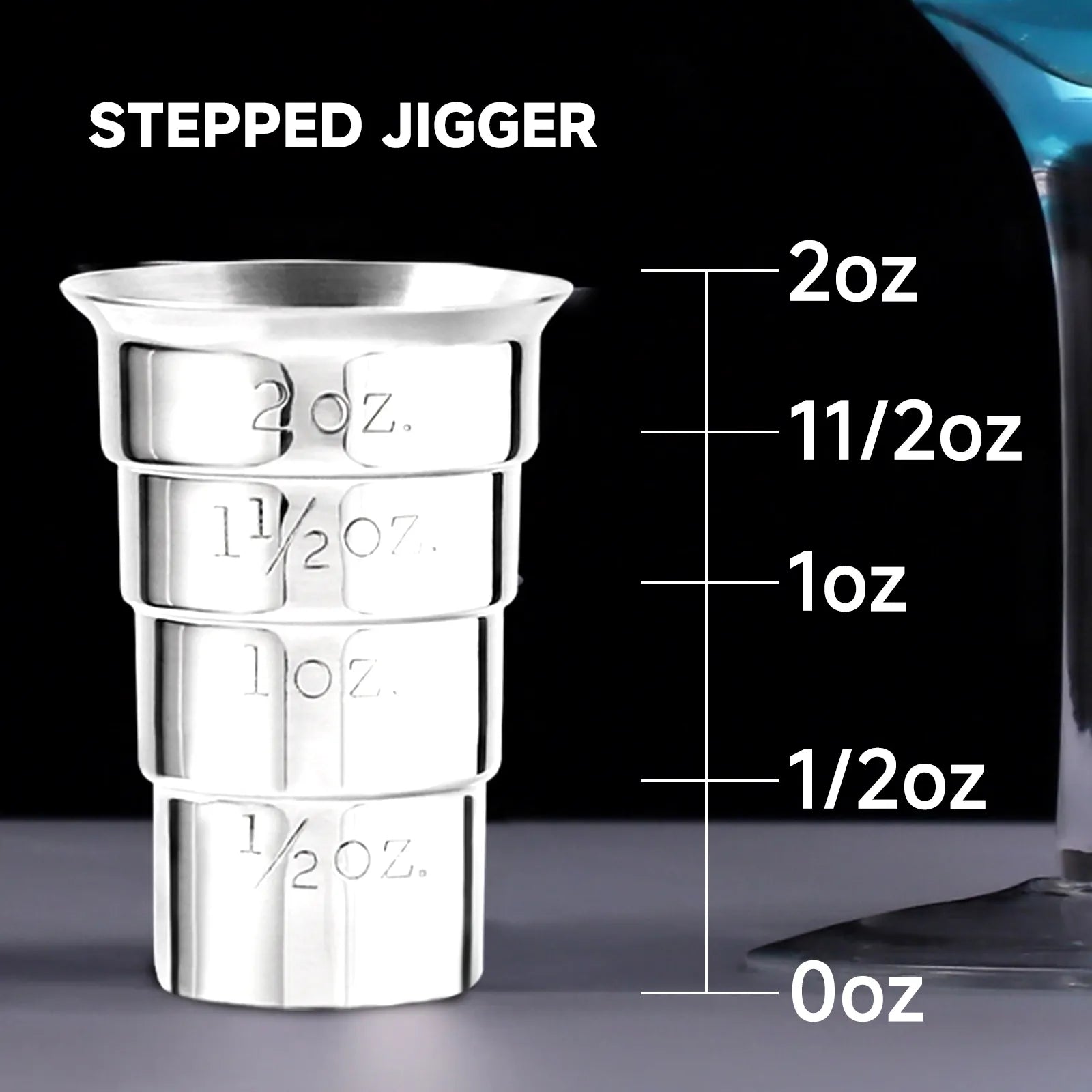 Barware Set 3-Piece Stainless Steel Bartender Kit