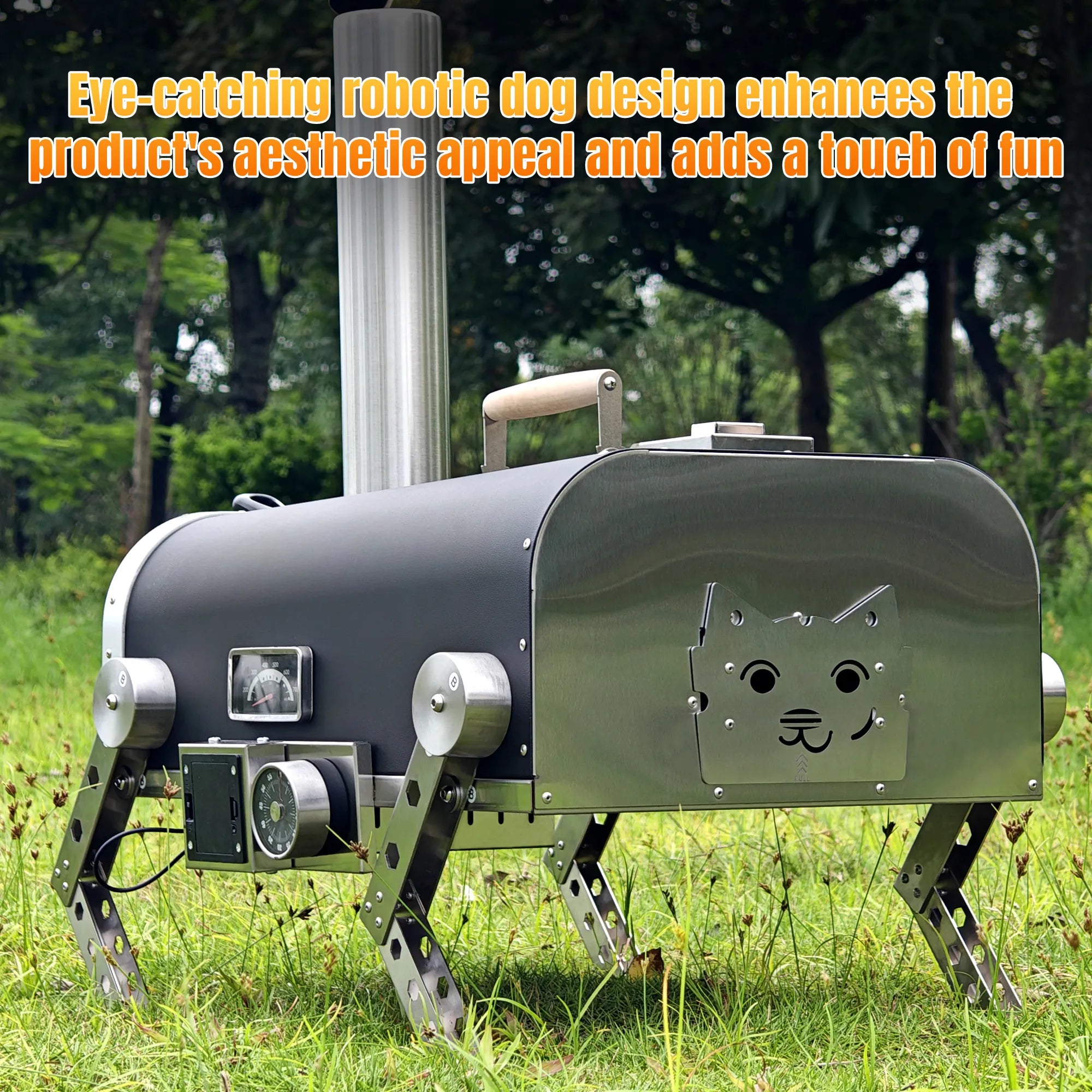 Skycorps 12 Inch Wood Fired Pizza Oven Portable Outdoor Pizza Oven