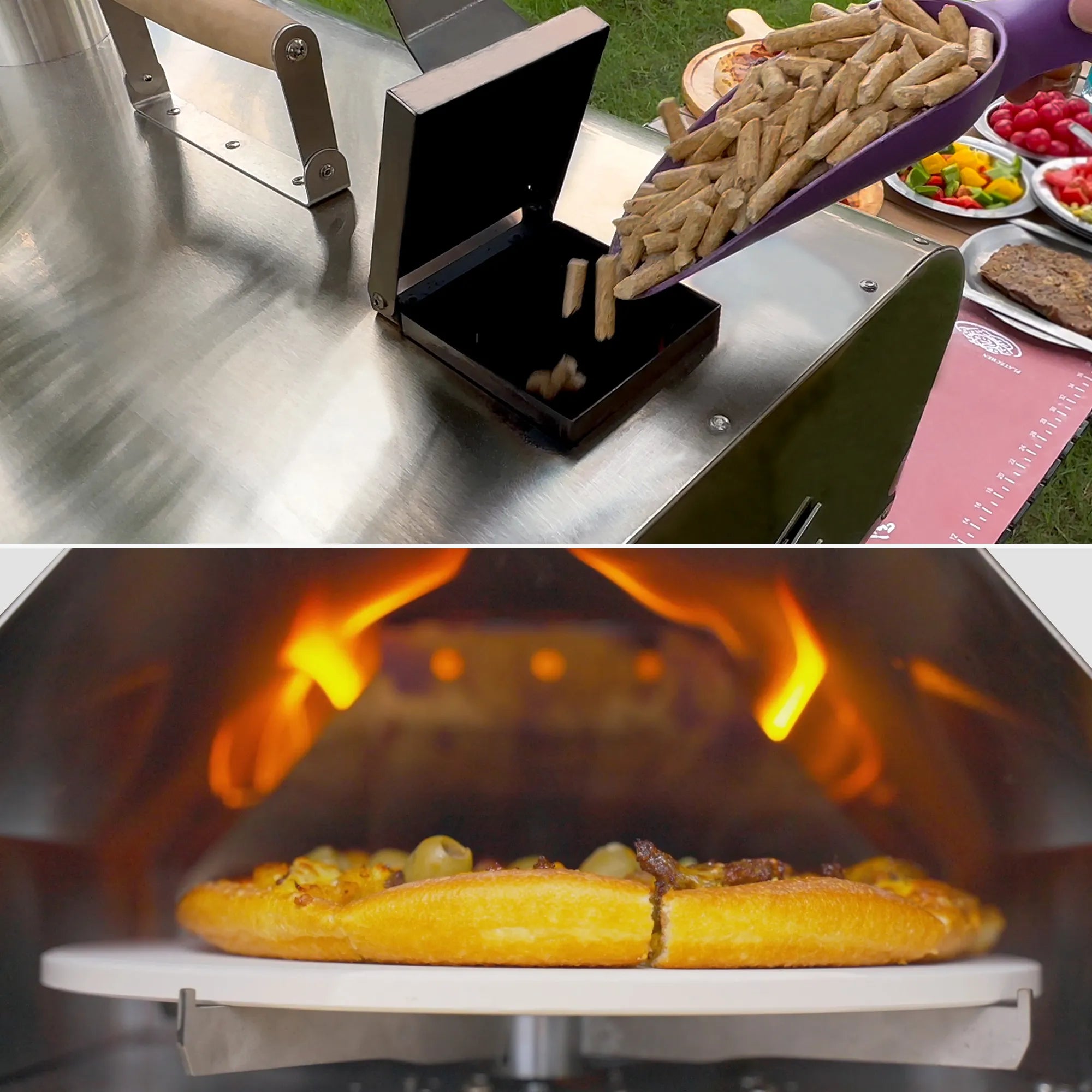 Skycorps 12 Inch Wood Fired Pizza Oven Portable Outdoor Pizza Oven