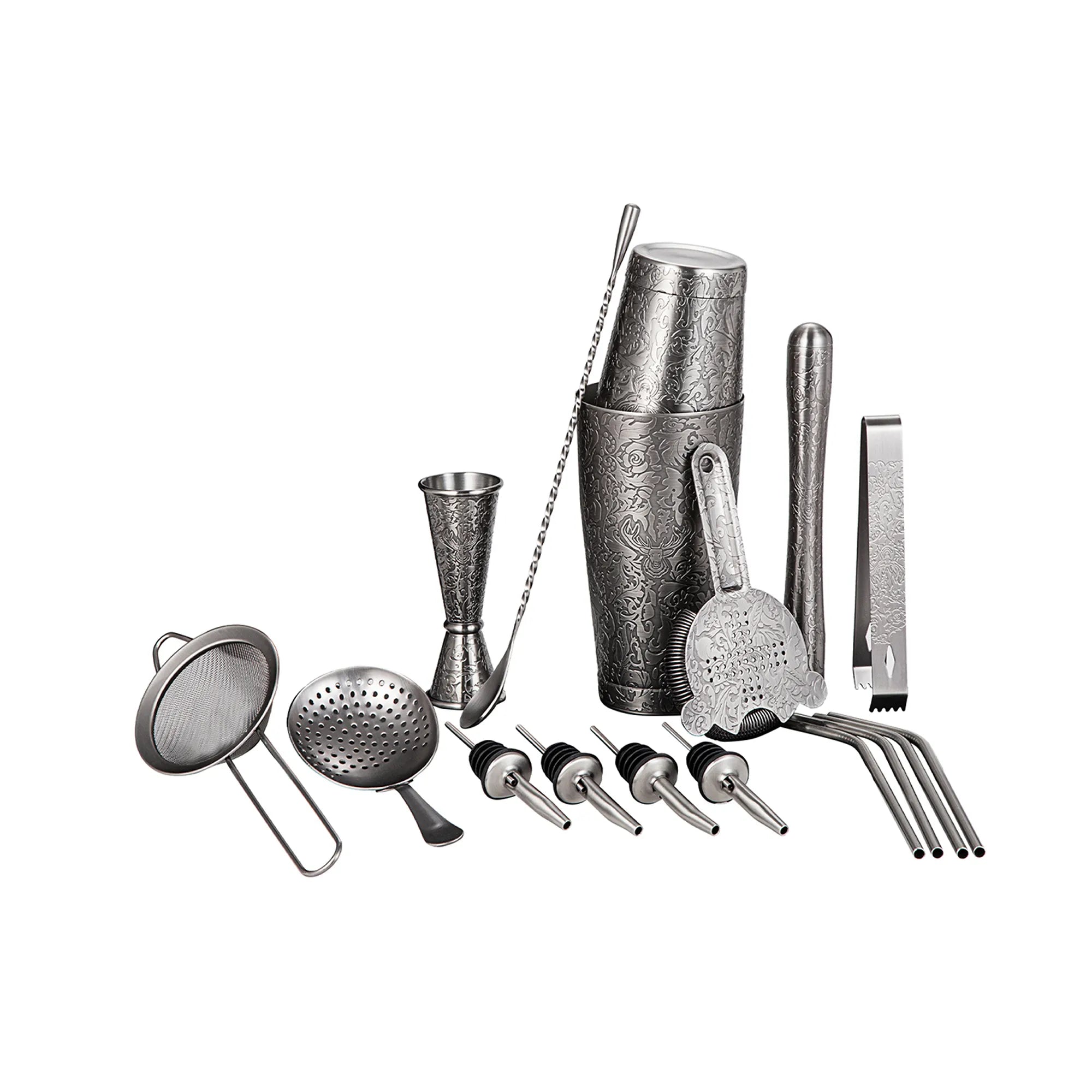 Kit de coctelera Skycorps de 18 piezas para barman 