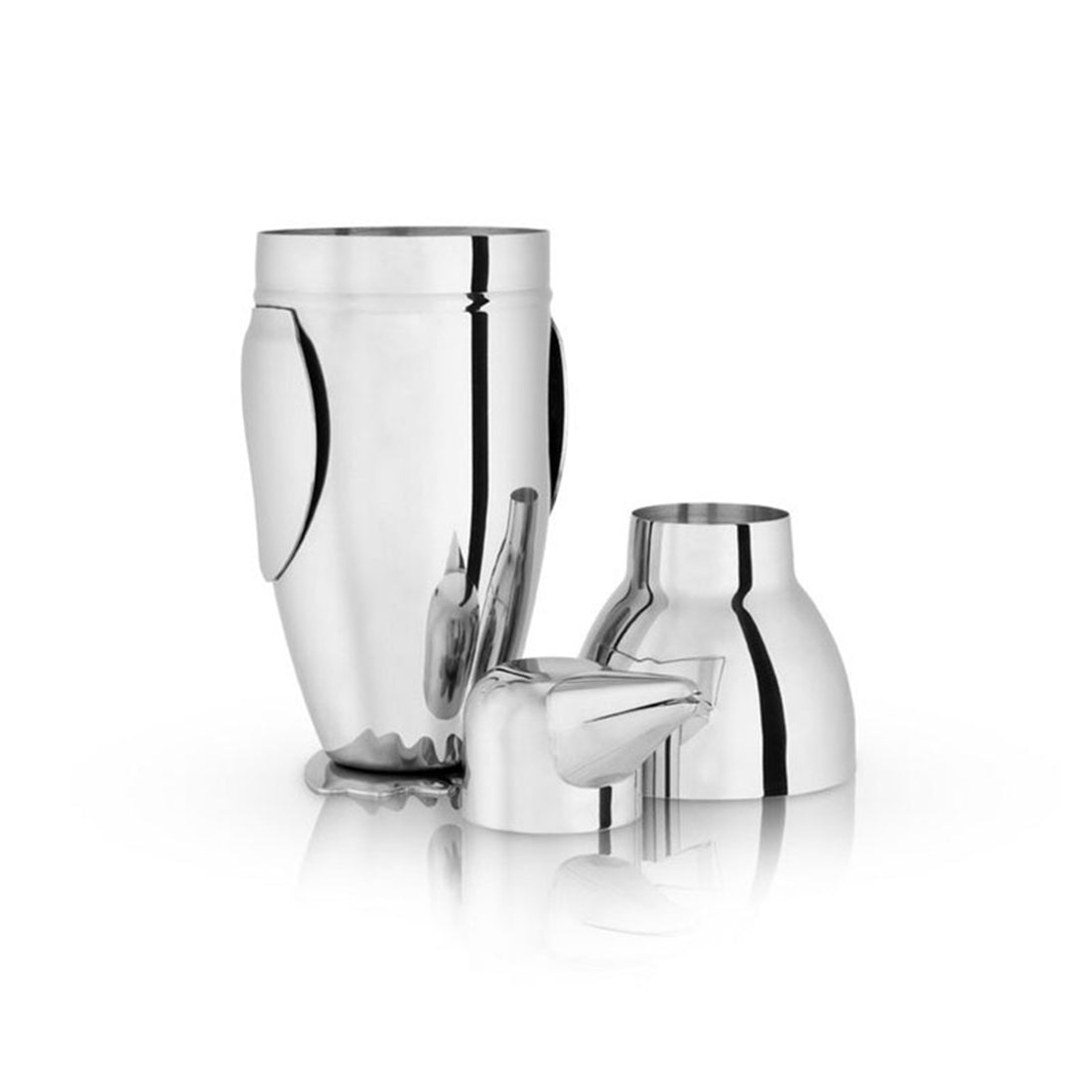 Skycorps 17.5oz Penguin Stainless Steel Cocktail Shaker 3-Piece Cocktail Shaker
