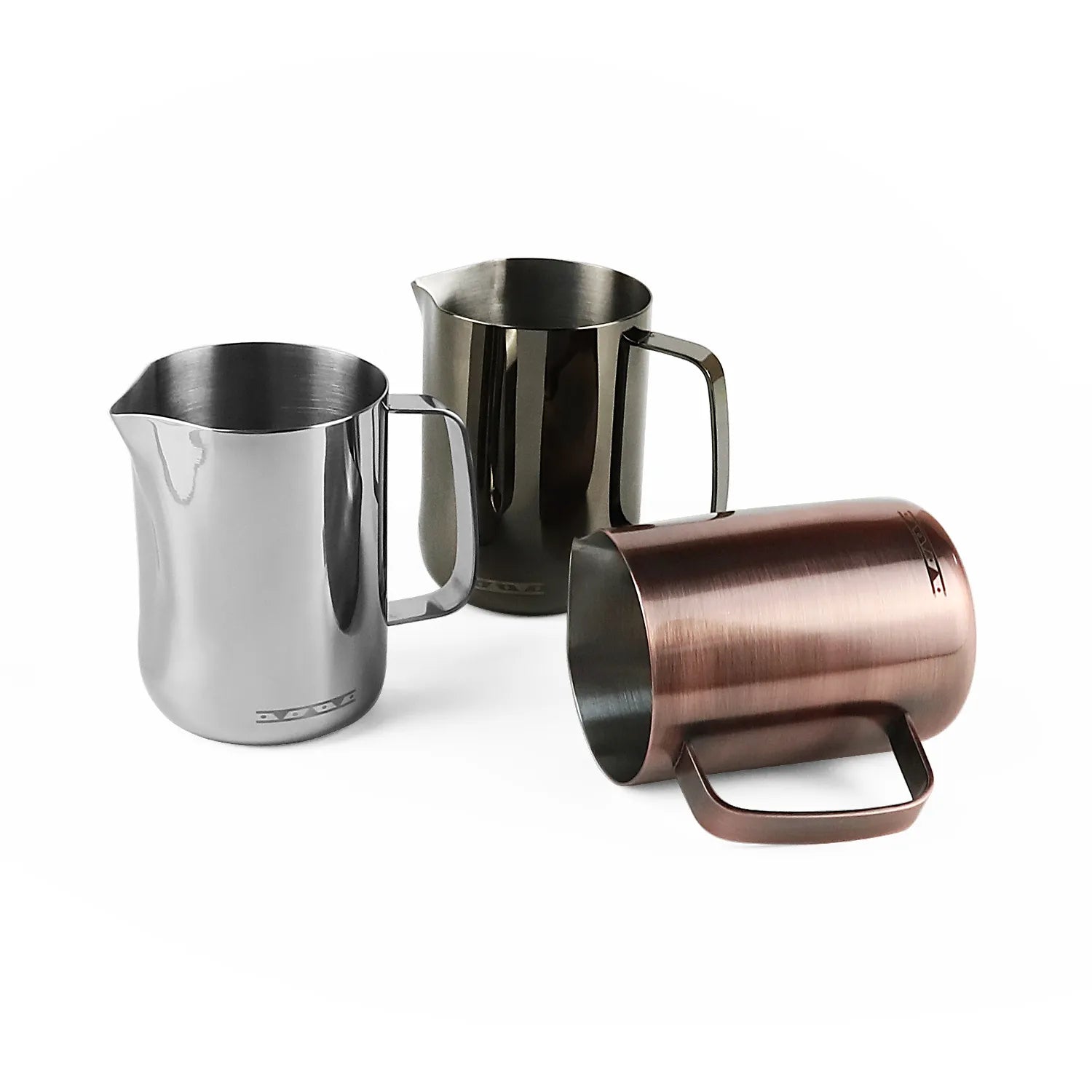 Skycrops 12oz Milk Frothing Pitcher Stainless Steel Milk Frother Cup Steaming Cappuccino Espresso Machine Accessories Barista Tools