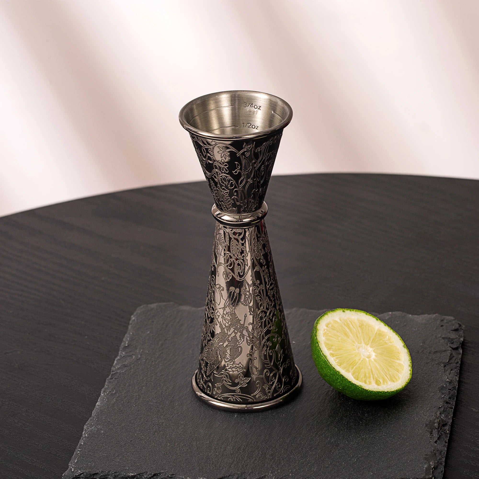 Skycorps Stainless Steel Etched Jigger