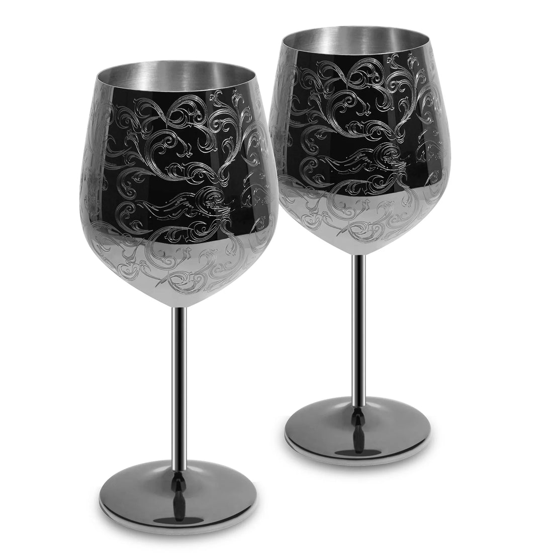 Tazas de café de acero inoxidable con forma de taza de cobre grabada Skycorps