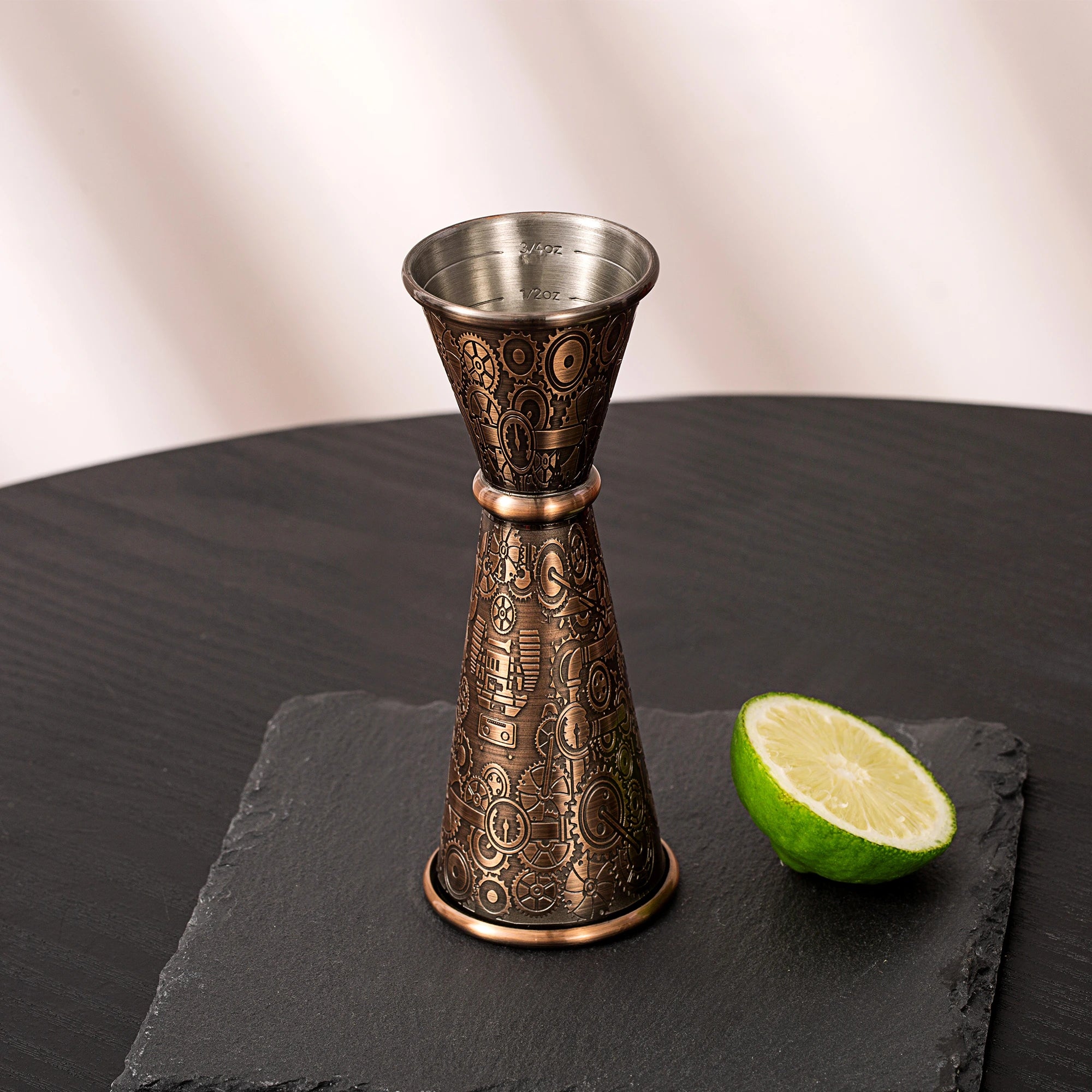 Skycorps Stainless Steel Etched Jigger