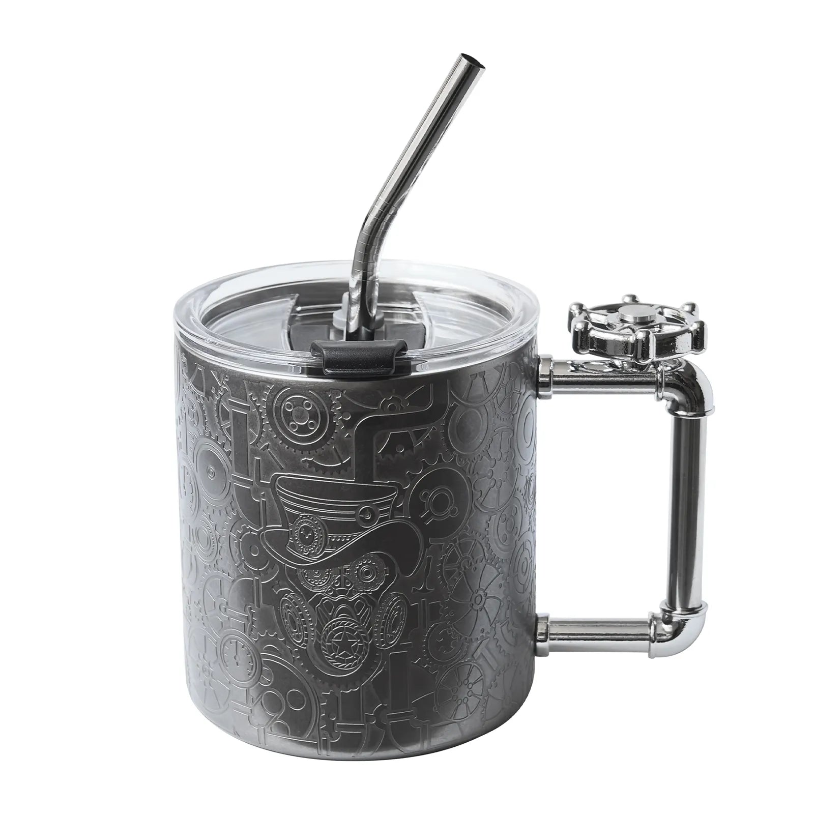 Tasses à café en acier inoxydable avec tasse en cuivre gravé Skycorps