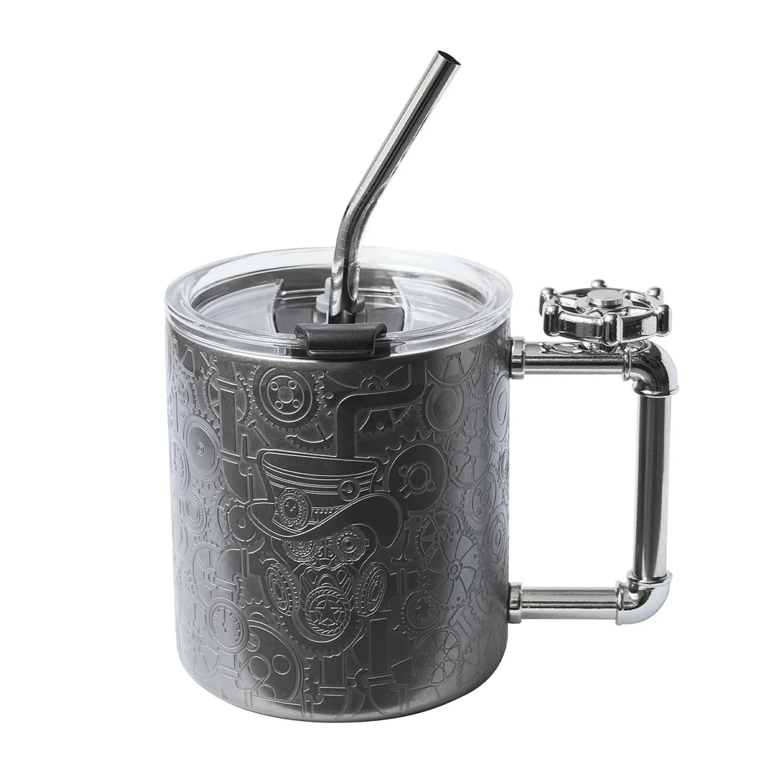 Tasses à café en acier inoxydable avec tasse en cuivre gravé Skycorps