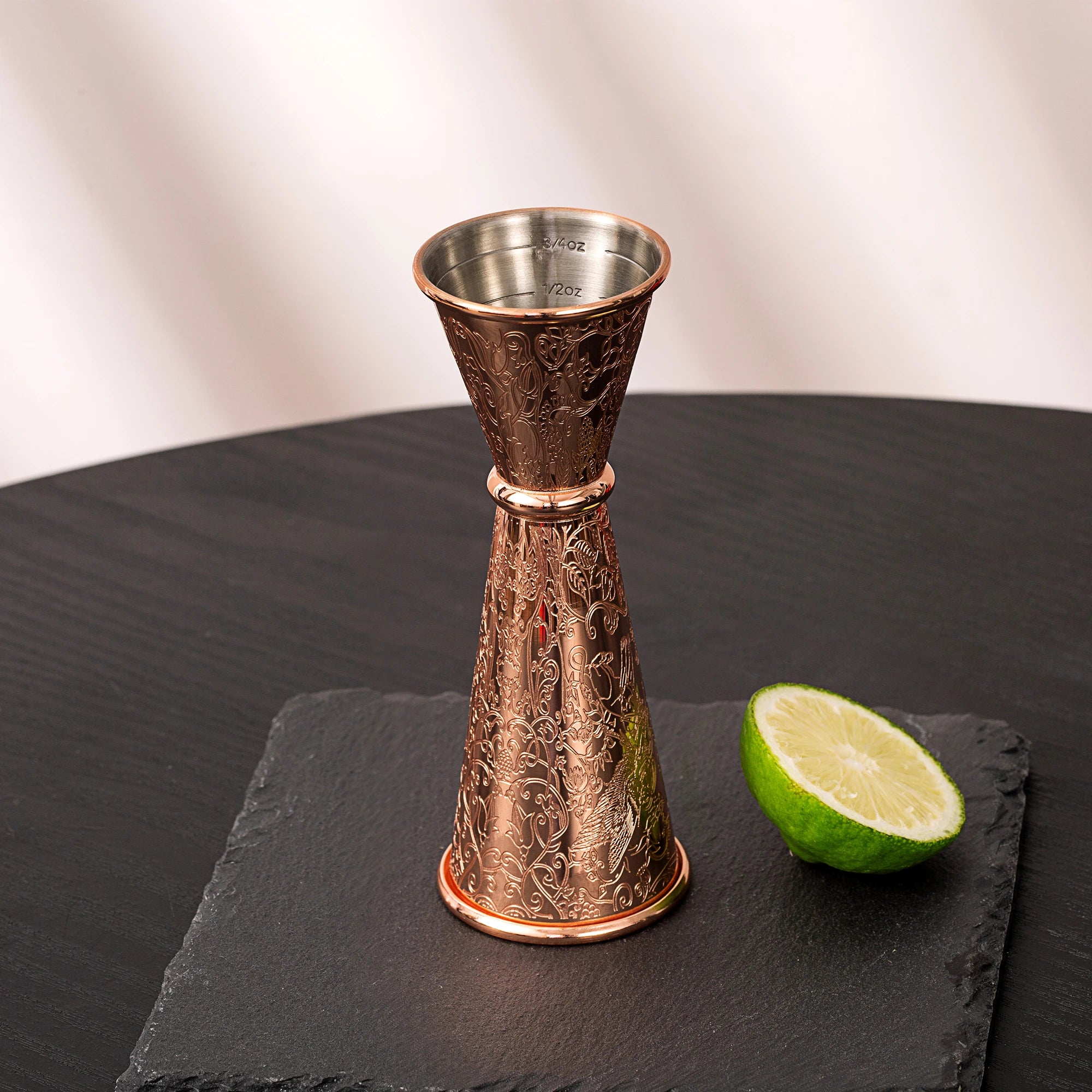 Skycorps Stainless Steel Etched Jigger