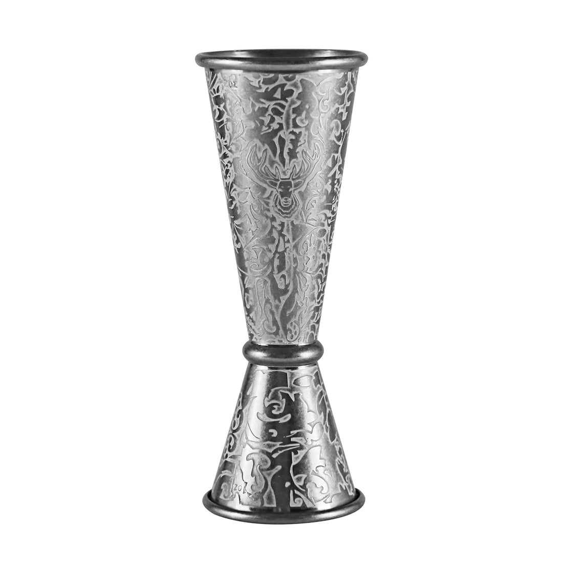 Skycorps Stainless Steel Etched Jigger