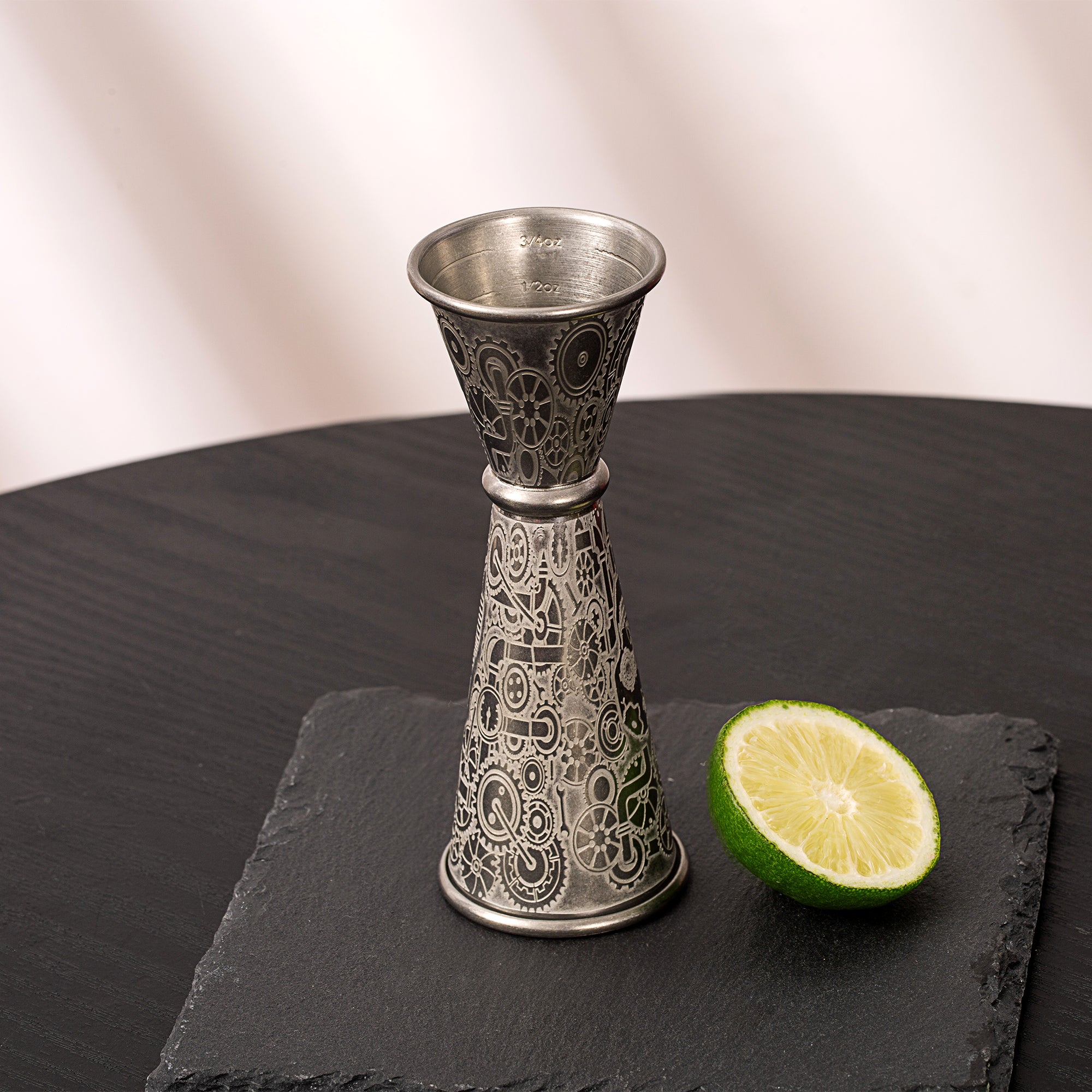 Skycorps Stainless Steel Etched Jigger