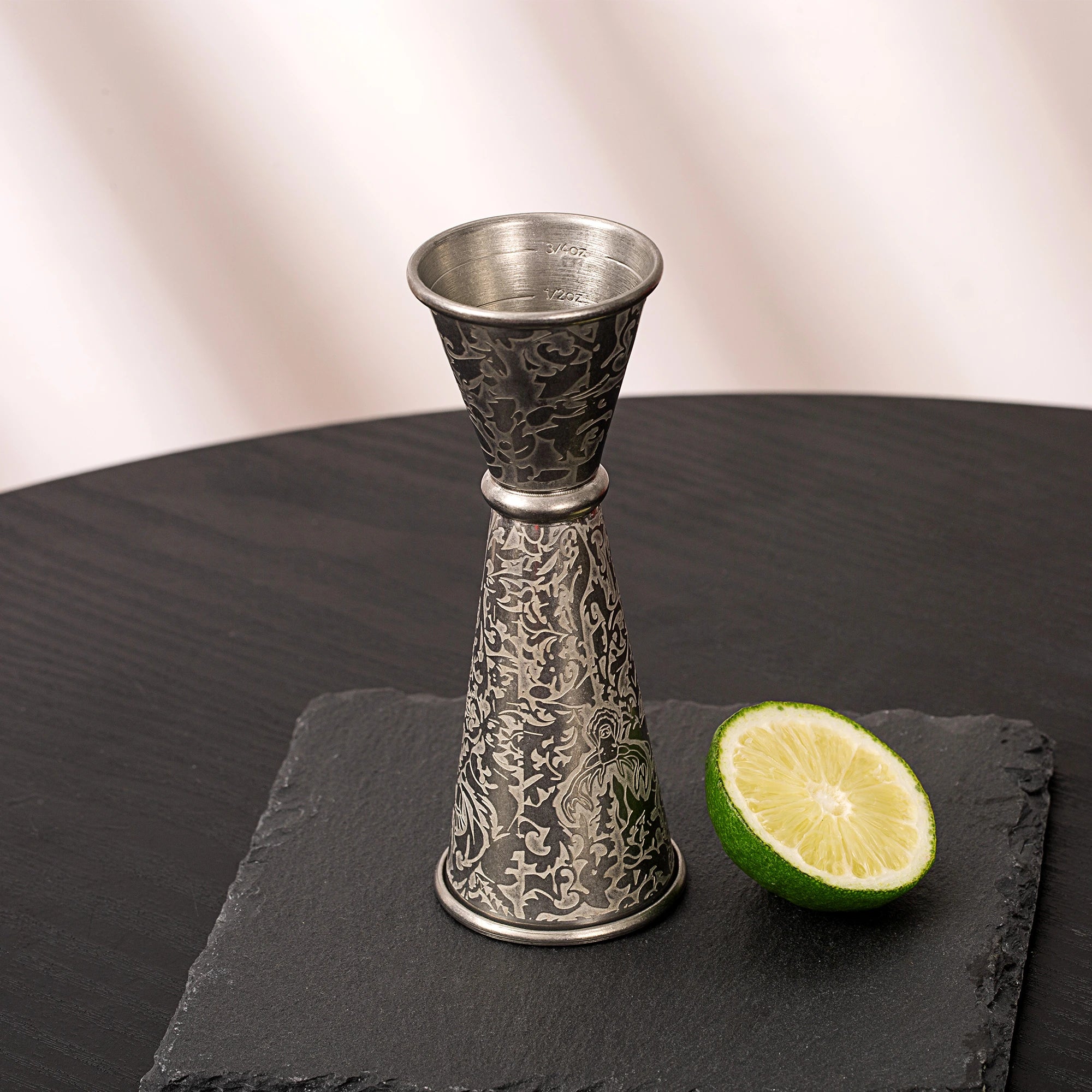 Skycorps Stainless Steel Etched Jigger