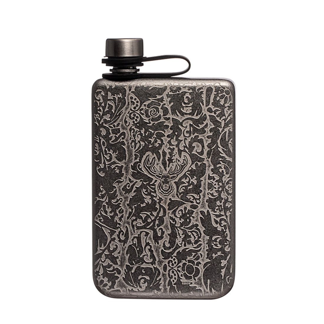 Skycorps Stainless Steel Etched Wine Pot Small Hip Flask