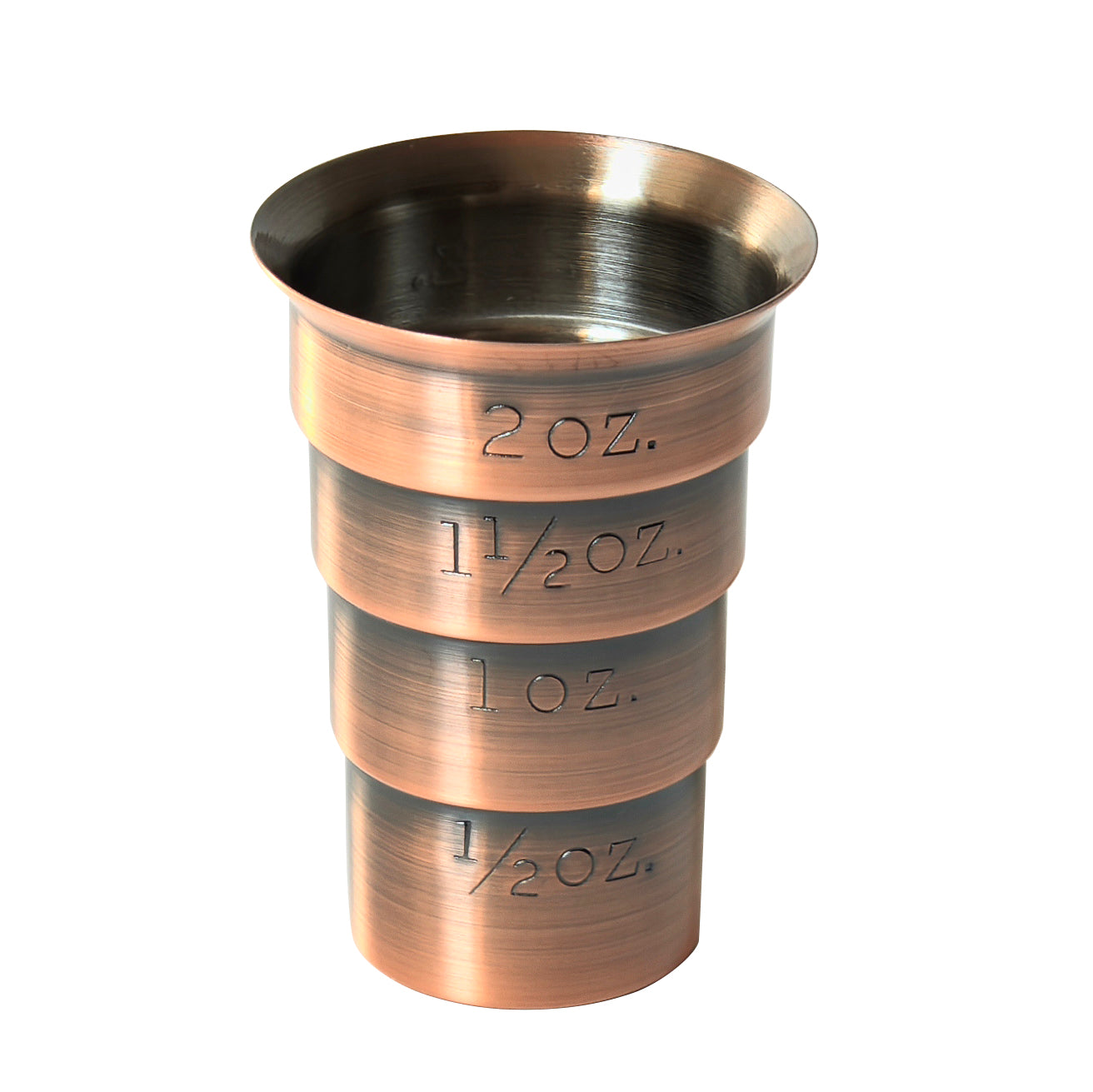 Tazas de café de acero inoxidable con forma de taza de cobre grabada Skycorps