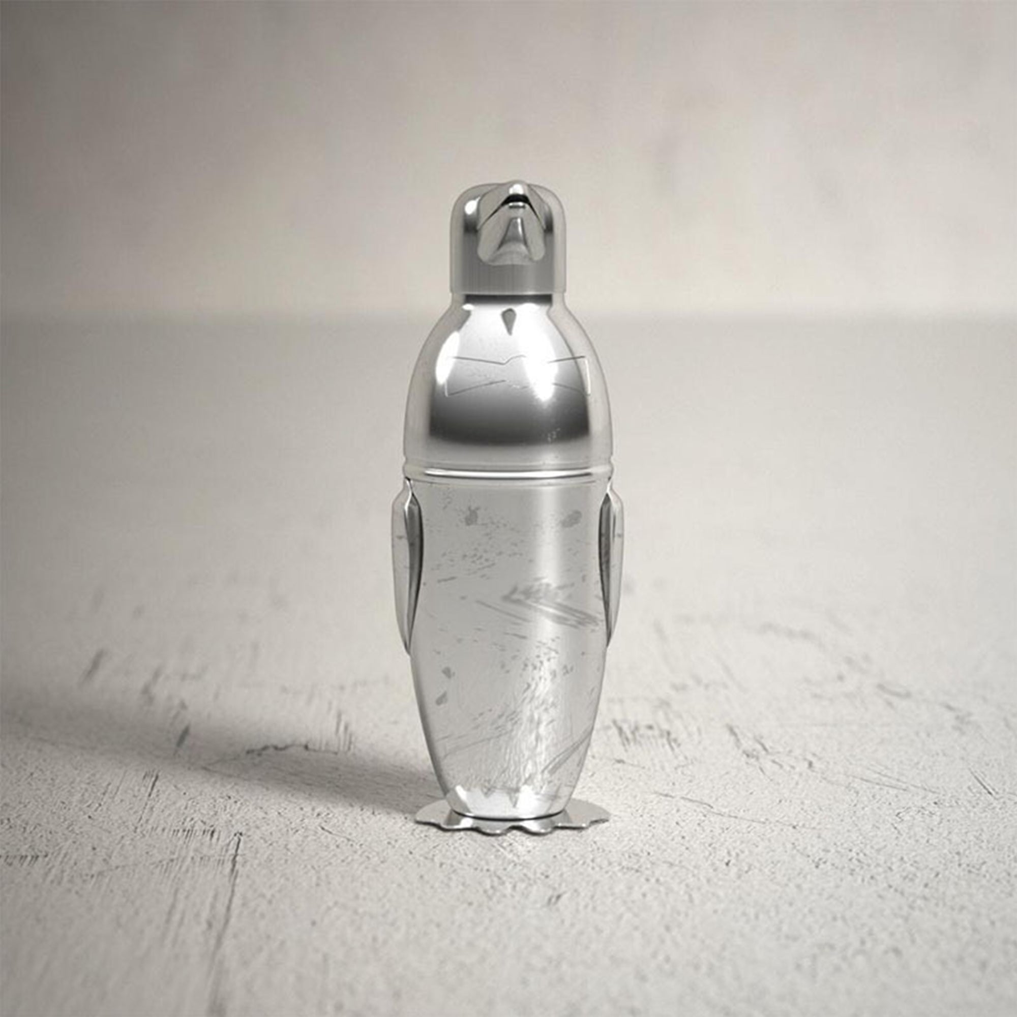 Skycorps 17.5oz Penguin Stainless Steel Cocktail Shaker 3-Piece Cocktail Shaker