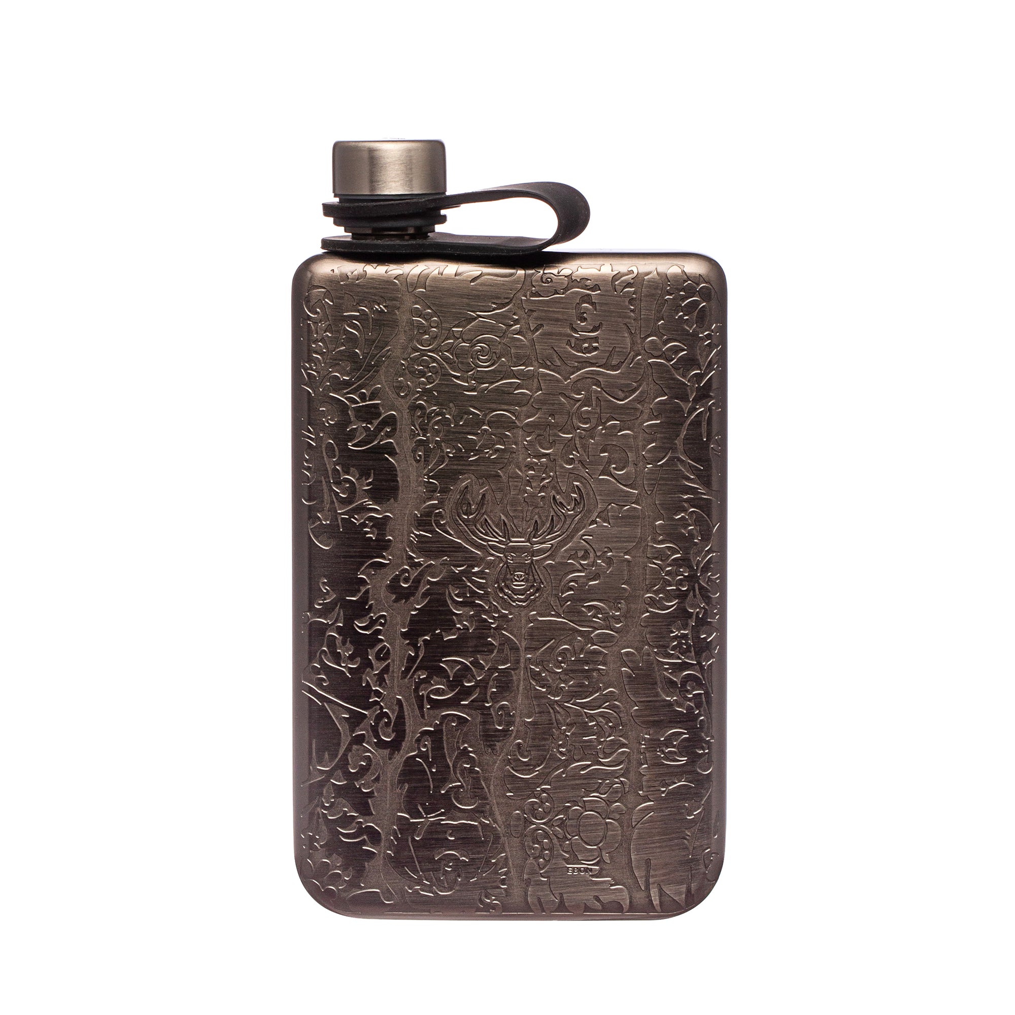 Skycorps Stainless Steel Etched Wine Pot Small Hip Flask