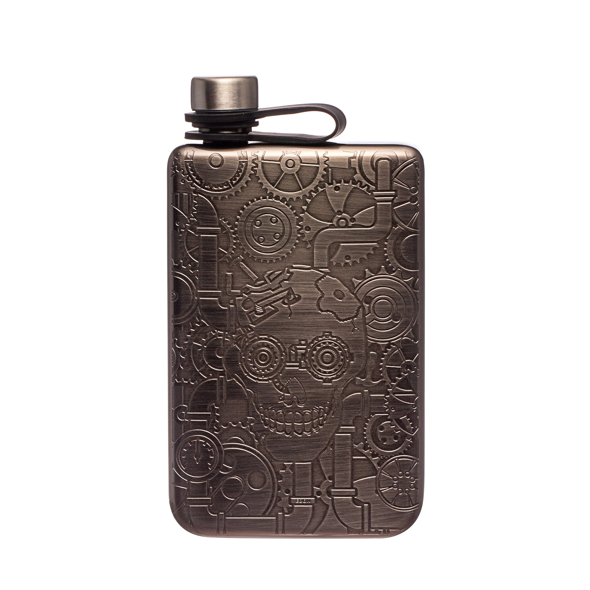 Skycorps Stainless Steel Etched Wine Pot Small Hip Flask