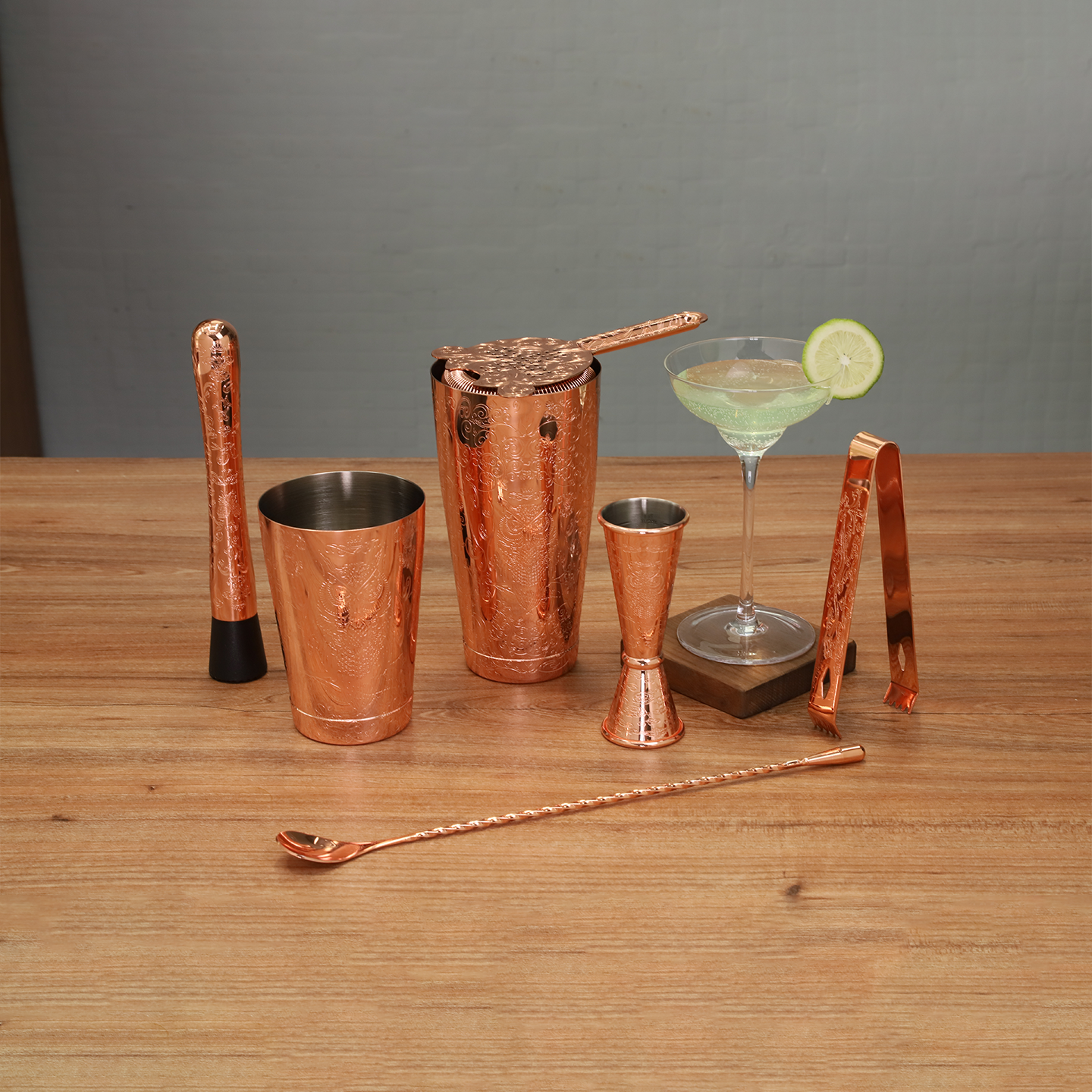 Ensemble de shaker à cocktail pour barman Skycorps 18 pièces 