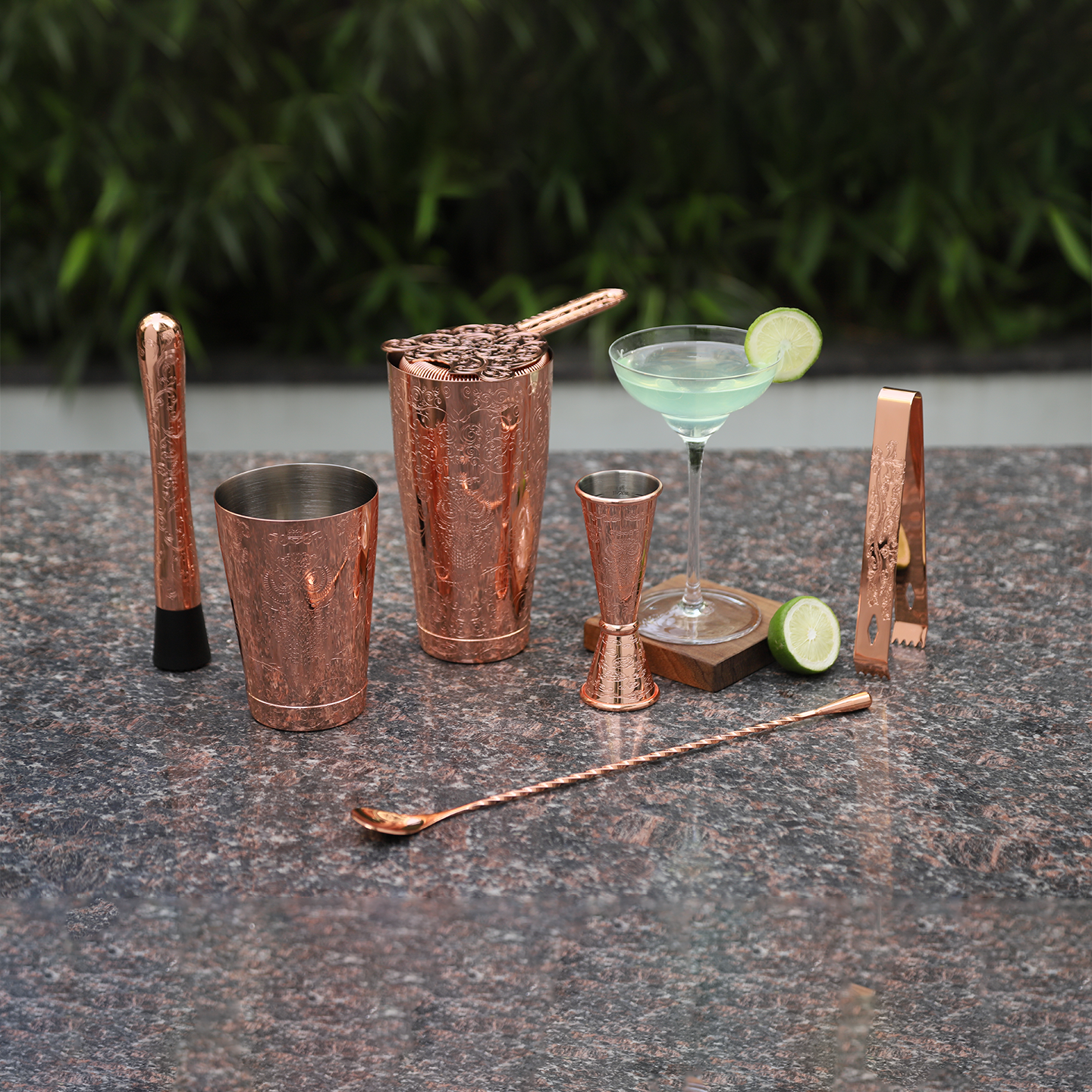 Ensemble de shaker à cocktail pour barman Skycorps 18 pièces 