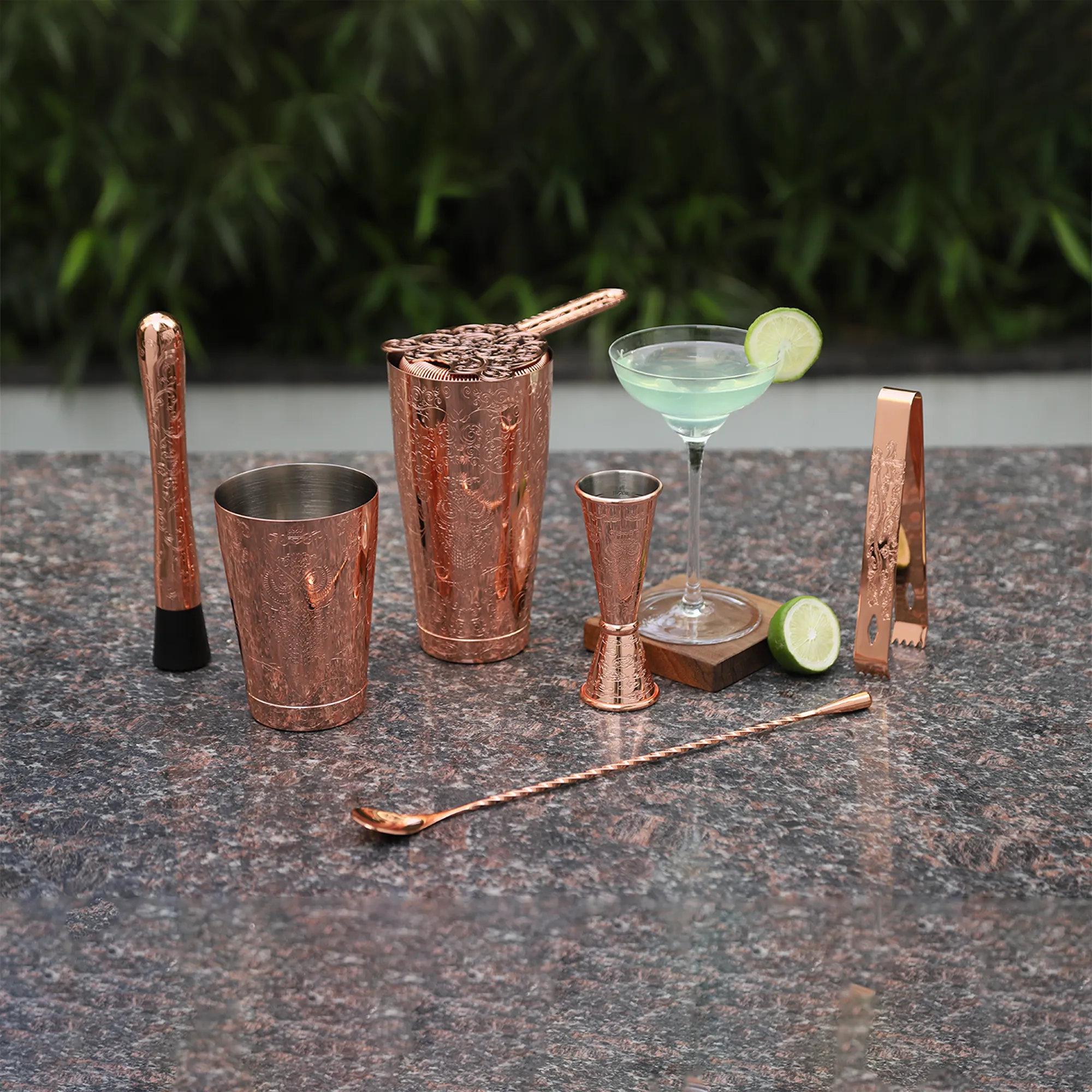 Kit de coctelera Skycorps de 18 piezas para barman 