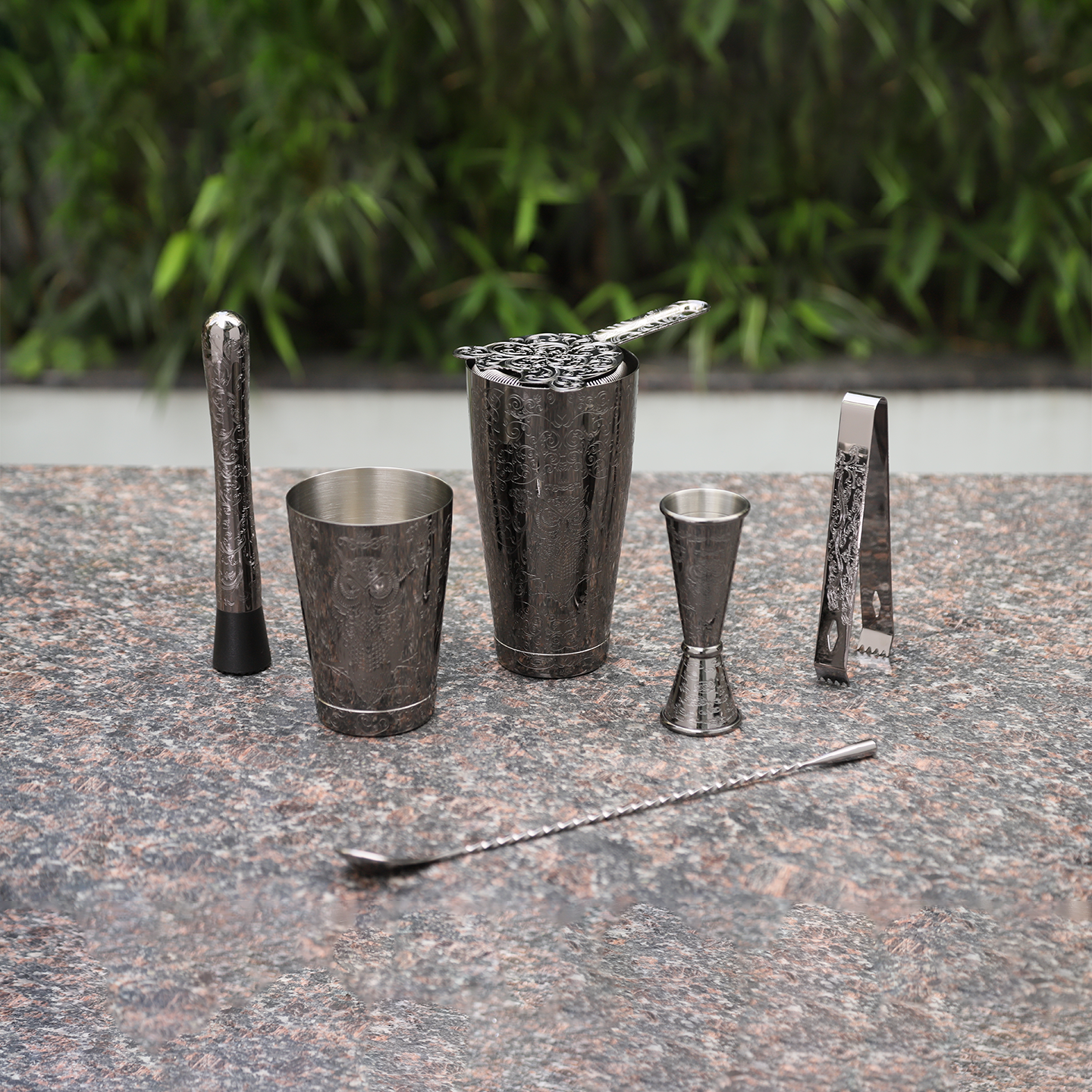 Ensemble de shaker à cocktail pour barman Skycorps 18 pièces 