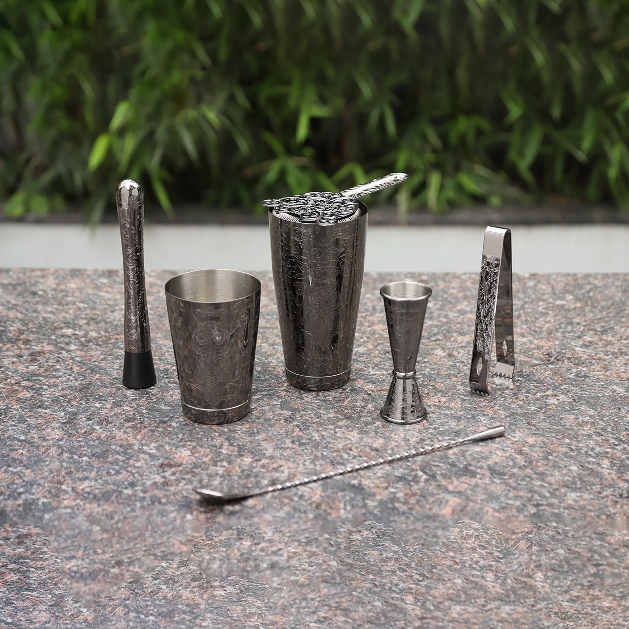 Kit de coctelera Skycorps de 18 piezas para barman 