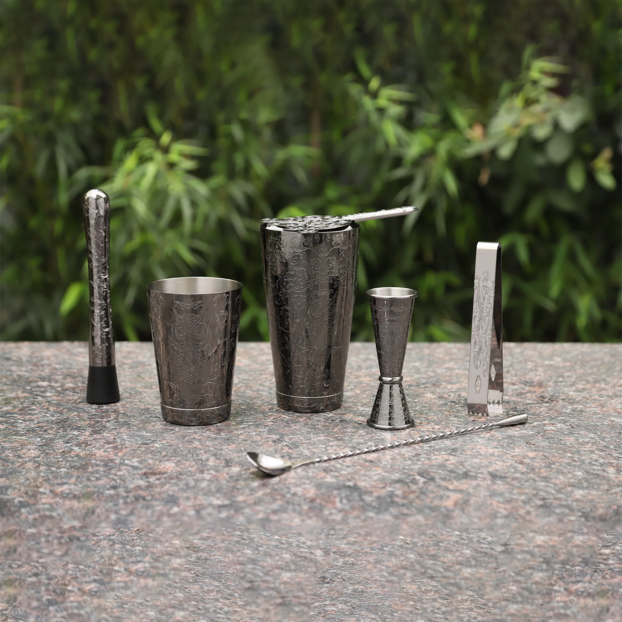 Kit de coctelera Skycorps de 18 piezas para barman 