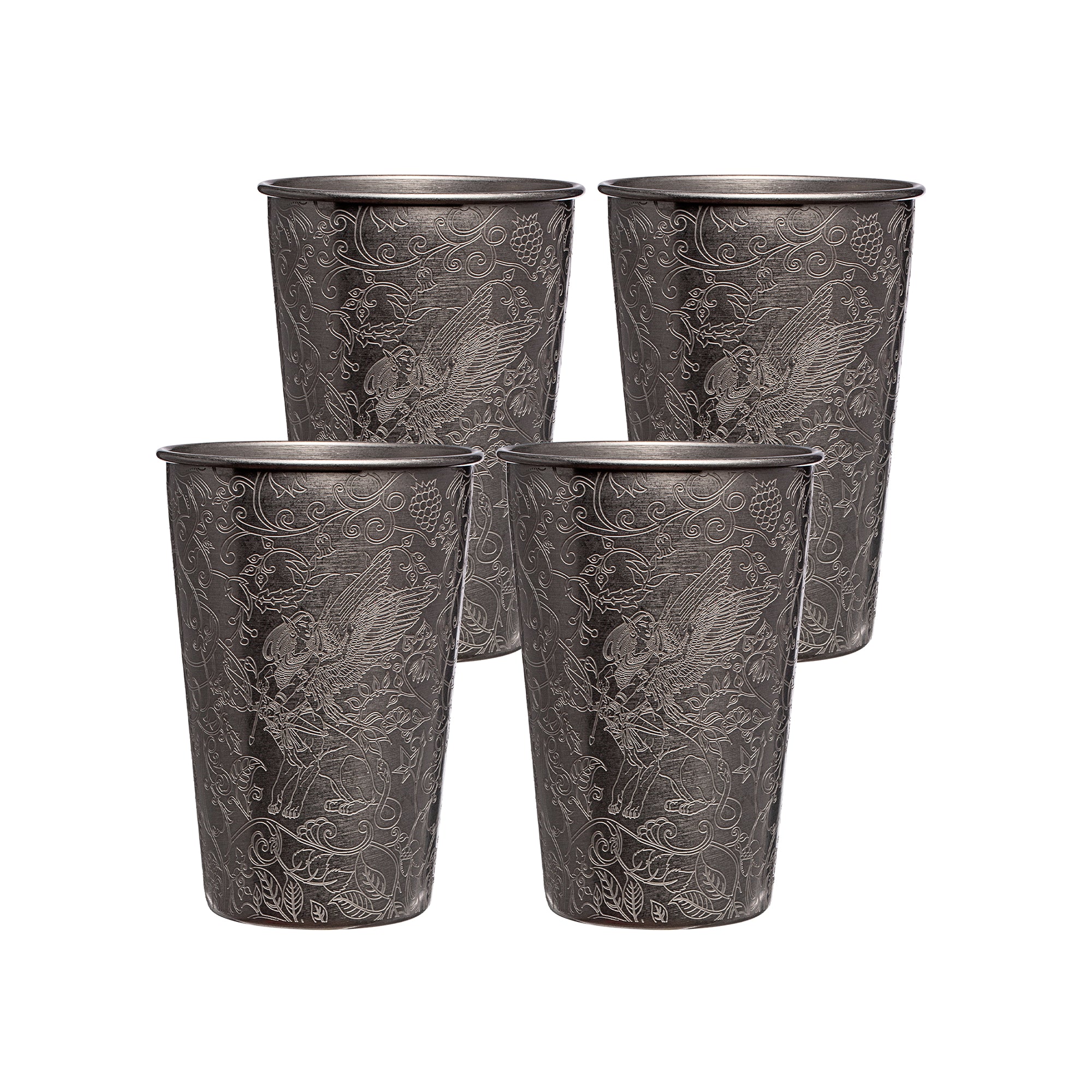 Skycorps Stainless Steel Engraving Cups Set