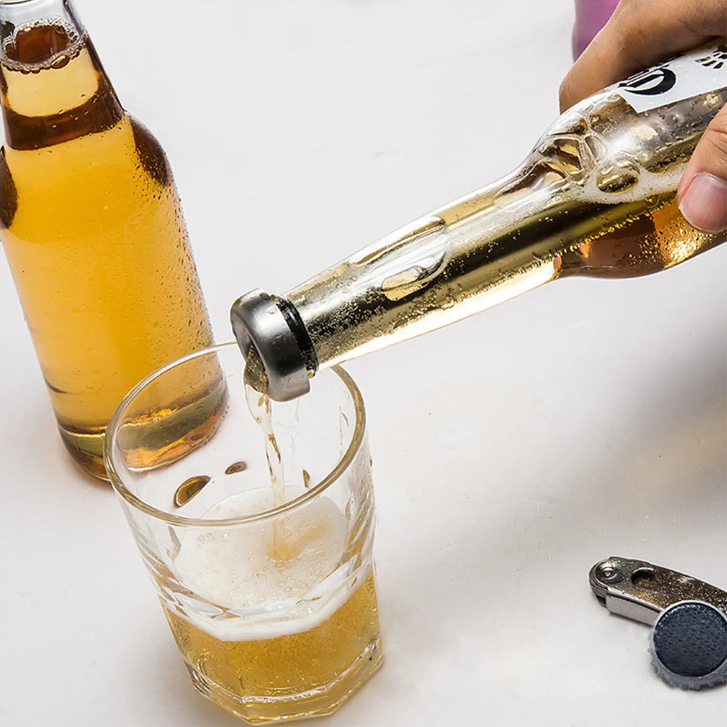 Beer Chiller Sticks for Bottles Set | Food-grade 2 Stainless Steel Cooling Chillers