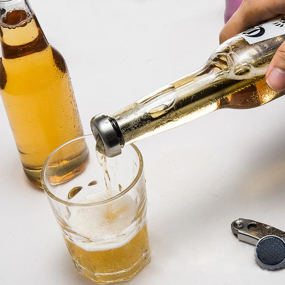 Beer Chiller Sticks for Bottles Set | Food-grade 2 Stainless Steel Cooling Chillers