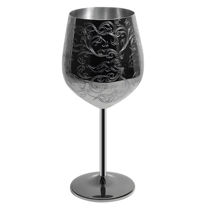stainless steel wine glasses